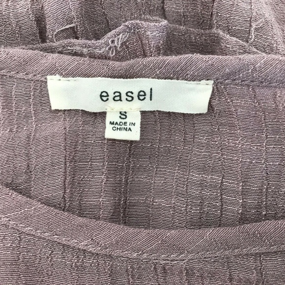 Easel Lilac Purple Spaghetti Strap Crinkle Dress S - Picture 3 of 6